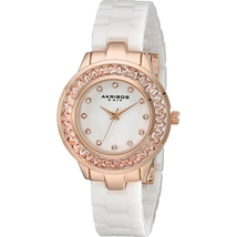 Akribos XXIV Mother Of Pearl Dial Quartz Ladies Watch AK781WTR