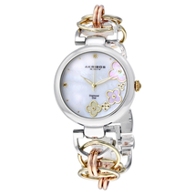 Akribos XXIV Mother-of-Pearl Ladies Watch AK645TRI AK645TRI