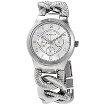 Akribos XXIV Multi-Function Silver Dial Silver-tone Alloy Ladies Watch AK721SS