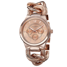 Akribos XXIV Multi-Function Rose Dial Rose Gold-tone Alloy Ladies Watch AK721RG