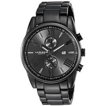 Akribos XXIV Radiant Dark Grey Dial Men's Watch AK812BK