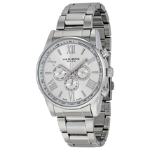 Akribos XXIV Silver-tone Alloy Men's Watch AK736SS
