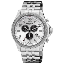 Akribos XXIV Silvertone Men's Watch AK659SS