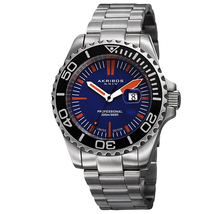 Akribos XXIV Stainless Steel Men's Watch AK735BU