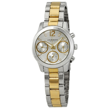 Akribos XXIV Ultimate Multi-Function Silver Dial Two-tone Ladies Watch AK709TTG