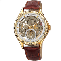 Akribos XXIV White Dial Men's Watch AK1066YGBR