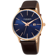 Akribos XXIV Blue Dial Men's Watch AK1064RGBU