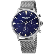 Akribos XXIV Blue Dial Men's Watch AK1027BU