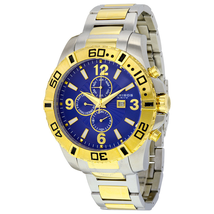 Akribos XXIV Blue Dial Two-tone Men's Watch AK671TTG