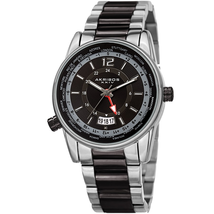 Akribos XXIV GMT Black Dial Men's Watch AK1021TTB