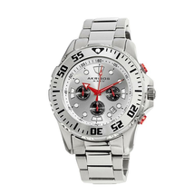 Akribos XXIV Silver-Tone Men's Watch AK661SS
