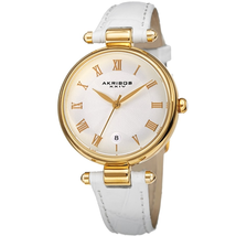Akribos XXIV White Dial Ladies Watch AK1070WT