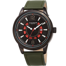 Akribos XXIV Black Dial Men's Watch AK1079BKGN