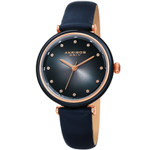 Akribos XXIV Blue Dial Ladies Watch AK1035BU