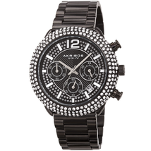 Akribos XXIV Chronograph Black Dial Men's Watch AK1075BK