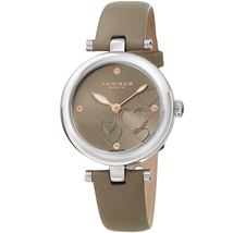 Akribos XXIV Diamond Grey Dial Ladies Watch AK1044GY