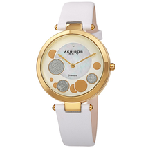 Akribos XXIV Diamond White Dial Ladies Watch AK1069WT