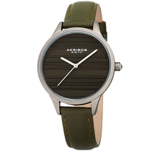 Akribos XXIV Green Dial Ladies Watch AK1005GN