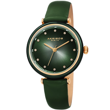 Akribos XXIV Green Dial Ladies Watch AK1035GN