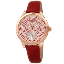 Akribos XXIV Red Dial Ladies Watch AK1089RD