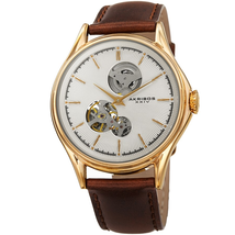 Akribos XXIV White Dial Men's Watch AK1057YGBR
