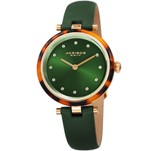 Akribos XXIV Green Dial Ladies Watch AK1052GN