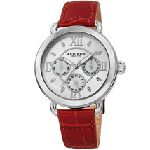 Akribos XXIV Silver-tone Dial Ladies Watch AK1043SSRD