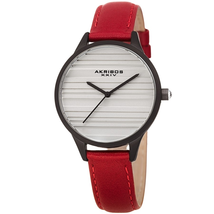 Akribos XXIV White Dial Ladies Watch AK1005RD