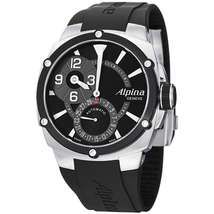 Alpina Adventure Avalanche Black Dial Rubber Strap Automatic Men's Watch AL-950LBG4AE6