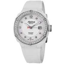 Alpina Avalanche Extreme White Dial Rubber Strap Ladies Watch AL-240MPWD3AECD6