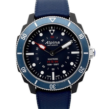 Alpina Seastrong Horological Quartz Blue Dial Men's Watch AL-282LNN4V6