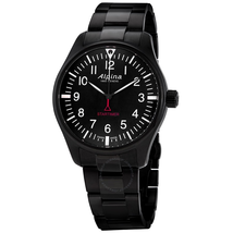 Alpina Startimer Pilot Quartz Black Dial Men's Watch AL-240B4FBS6B