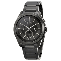 Armani Exchange Black Chronograph Dial Black Men's Watch AX2601