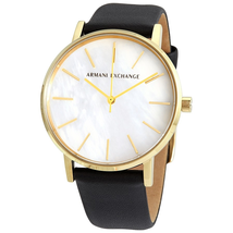 Armani Exchange Lola Quartz Cream Dial Ladies Watch AX5561