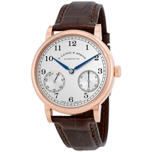 A. Lange & Sohne A Lange and Sohne 1850 Up / Down Silver Dial Brown Leather Men's Watch 234.032