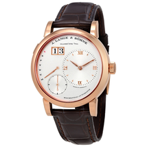 A. Lange & Sohne A. Lange and Sohne Lange 1 Daymatic Silver Dial 18kt Rose Gold Men's Watch 320.032