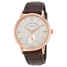 A. Lange & Sohne A. Lange and Sonhne Saxonia Silver Dial 18K Rose Gold Men's Watch 219.032