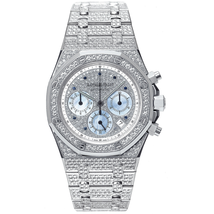 Audemars Piguet Royal Oak Chronograph Diamond Pave White Gold Men's Watch 25978BC.ZZ.1190BC.01