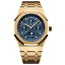 Audemars Piguet Royal Oak Prepetual Calendar Automatic Men's 18 Carat Yellow Gold Watch 26574BA.OO.1220BA.01
