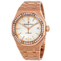 Audemars Piguet Royal Oak Silvered Dial Ladies Watch 15451OR.ZZ.1256OR.01