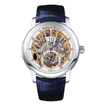 Audemars Piguet Jules Audemars Jumping Hour Skeleton Dial Men's Watch 26356PTOOD028CR01 26356PT.OO.D028CR.01