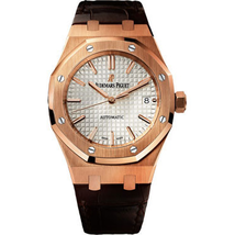 Audemars Piguet Royal Oak Automatic Silver Dial 18 kt Rose Gold Men's Watch 15450OR.OO.D088CR.01
