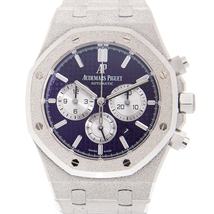 Audemars Piguet Royal Oak Chronograph Automatic Purple Dial White Frosted White Gold Men's Watch 26331BCGG1224BC01 26331BC.GG.1224BC.01