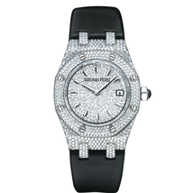 Audemars Piguet Royal Oak Diamond Pave 18 kt White Gold Ladies Watch 67625BC.ZZ.D004SU.01