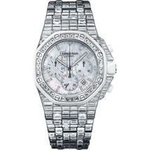 Audemars Piguet Royal Oak Offshore Chronograph White Gold and Diamond Ladies Watch 26114CKZZ9181BC01 26114CK.ZZ.9181BC.01