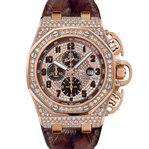 Audemars Piguet Royal Oak Offshore Diamond Pave Dial Automatic Men's Chronograph Watch 26215OR.ZZ.A801CR.01