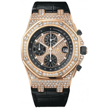 Audemars Piguet Royal Oak Offshore Diamond Pave Dial Men's Watch AP26067ORZZD002CR01 26067OR.ZZ.D002CR.01