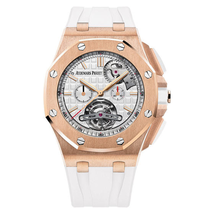 Audemars Piguet Royal Oak Offshore Tourbillon Silver Dial Automatic Men's Watch 26540OR.OO.A010CA.01