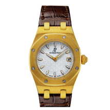 Audemars Piguet Royal Oak Silver Dial 18 kt Yellow Gold Ladies Watch 67600BA.OO.D090CR.01