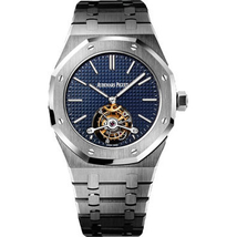 Audemars Piguet Royal Oak Tourbillon Blue Dial Steel Men's Watch 26510STOO1220ST01 26510ST.OO.1220ST.01